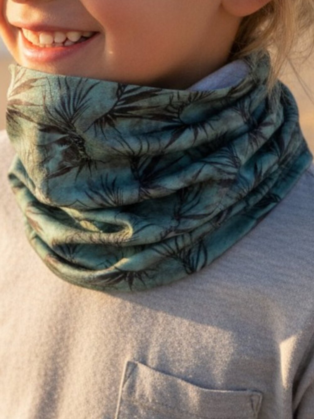 Comfort Shade Multi-Functional Neck Tube Plant Fronds Turtle Fur